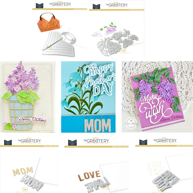 Wedding Hampers - Pruning lilac plants Basket Cutting Dies