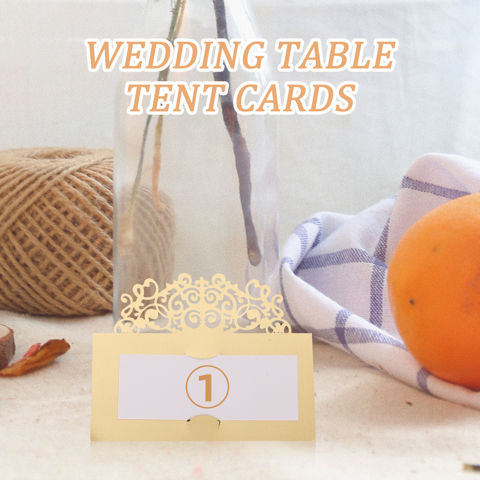 20Pcs Paper Tent Cards for Tab – Wedding Solution recenzja i cena