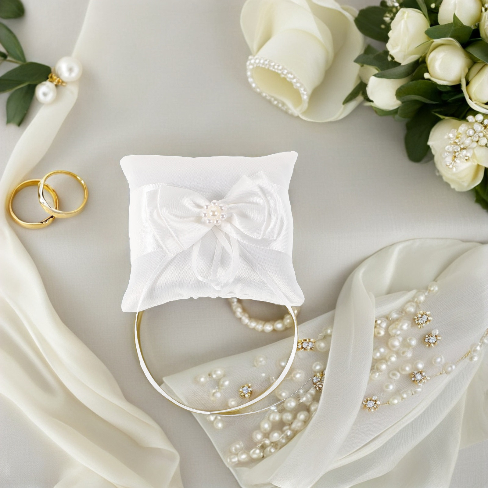 European Style Wedding Ring Pi – Ring Bearer Pillow recenzja i cena