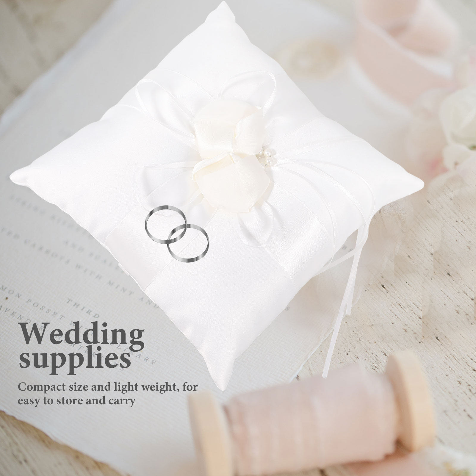 Wedding Ring Pillow Pocket 20x – Ring Bearer Pillow recenzja i cena