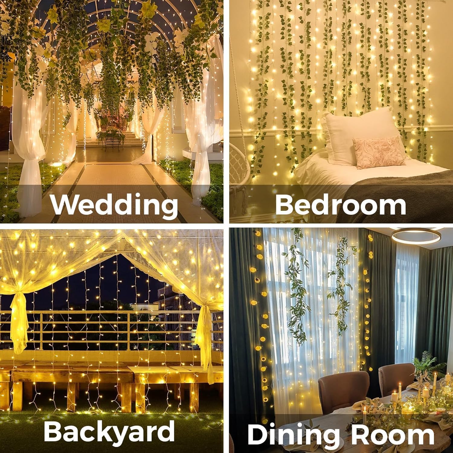 Curtain Lights For Bedroom 200 – Wedding Led recenzja i cena