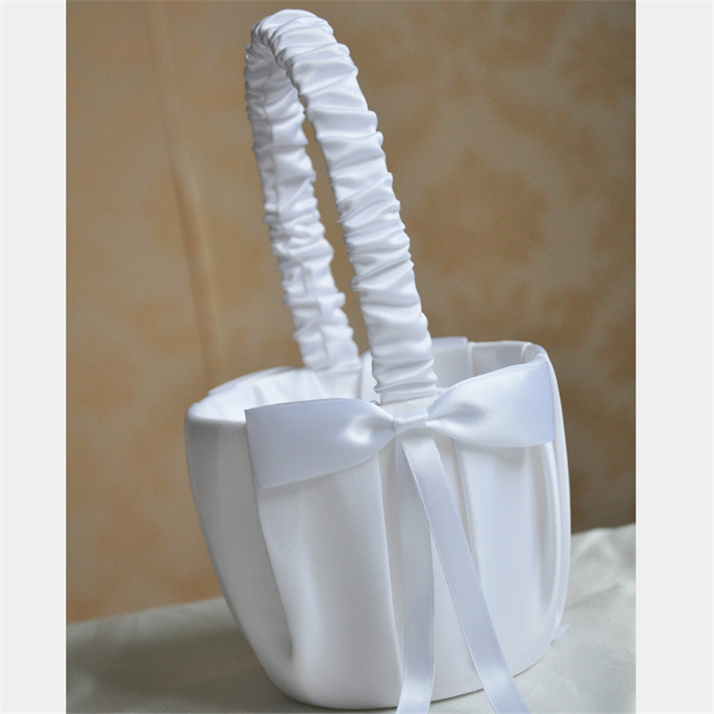 White Flower Girls Basket Pear – Wedding Hampers recenzja i cena