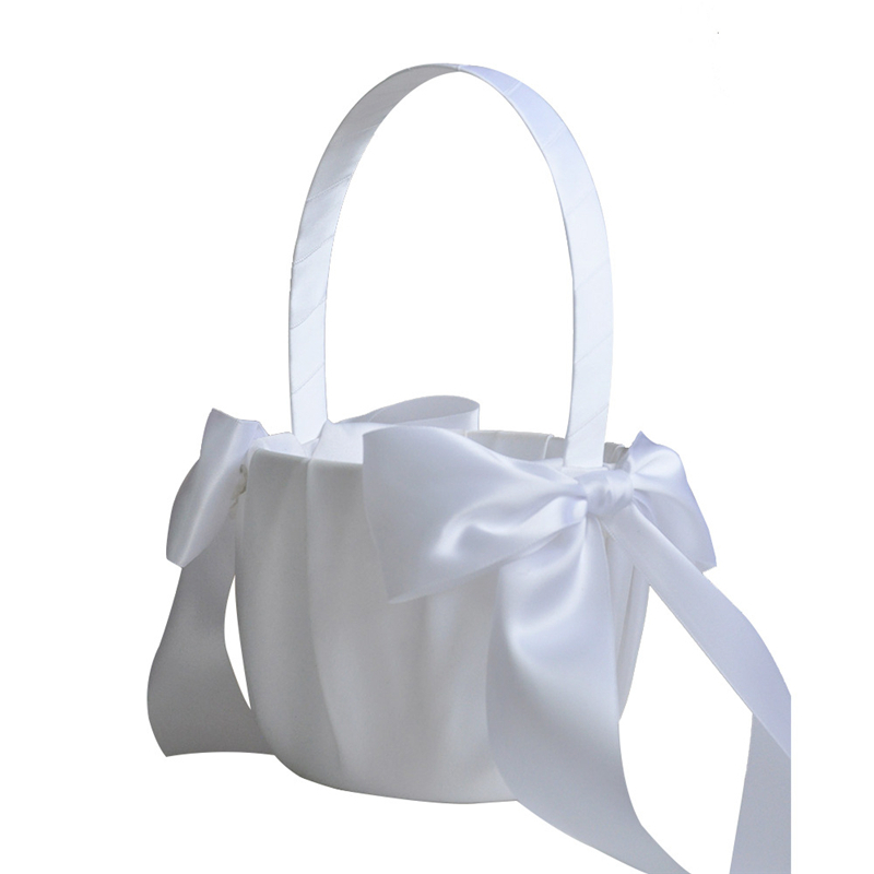 White Flower Girls Basket Pear – Wedding Hampers recenzja i cena