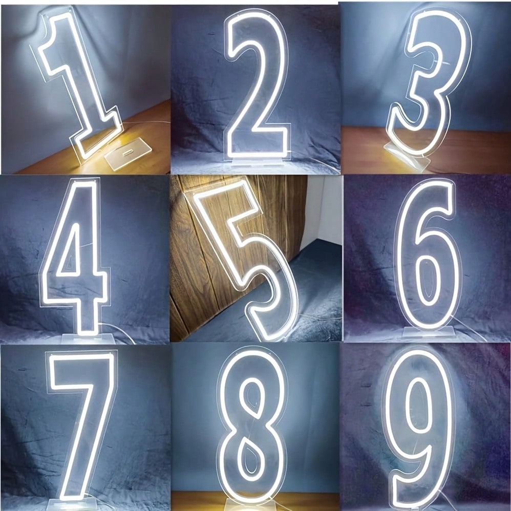 White 0-9 Single Digit LED Num – Wedding Led recenzja i cena