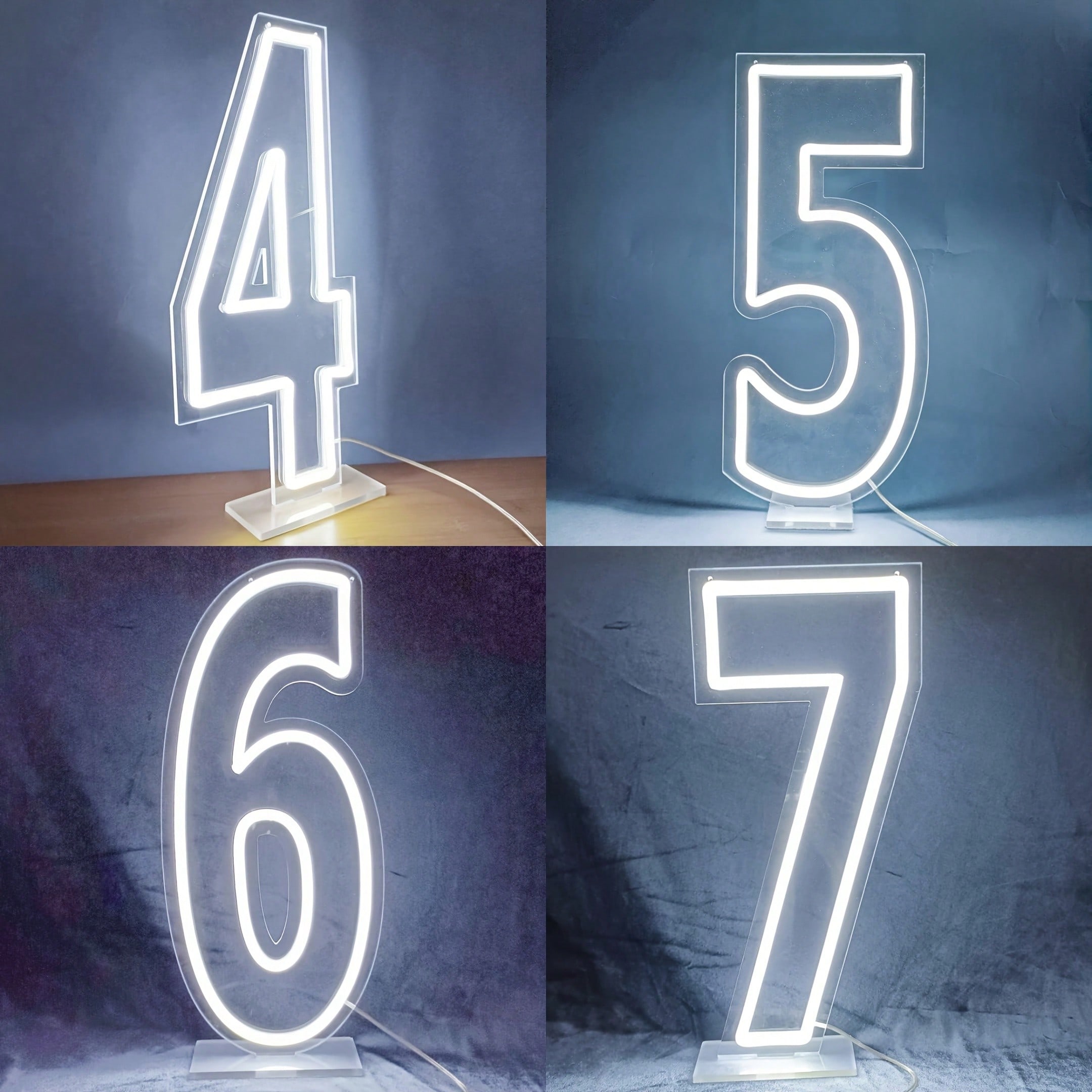 White 0-9 Single Digit LED Num – Wedding Led recenzja i cena