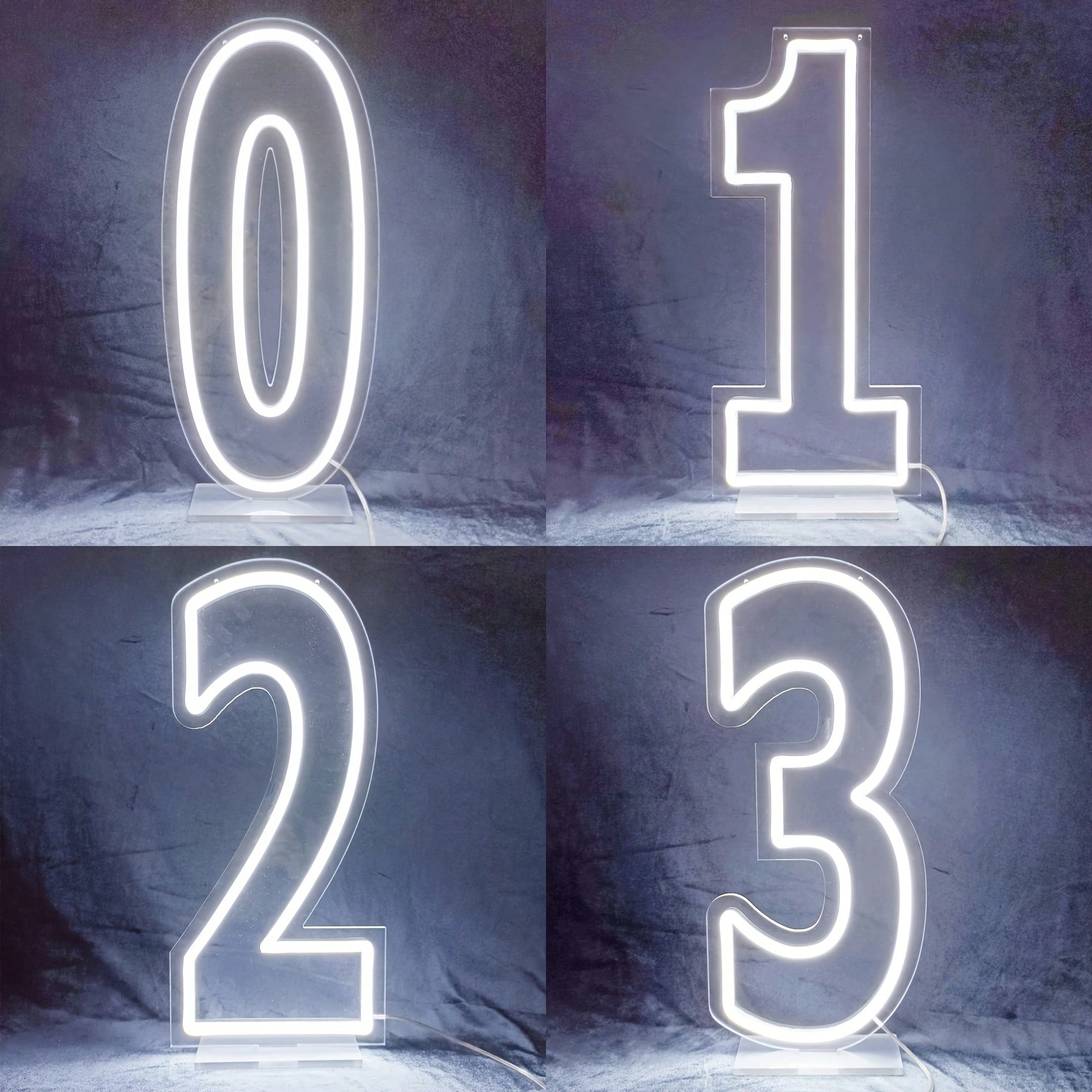 White 0-9 Single Digit LED Num – Wedding Led recenzja i cena