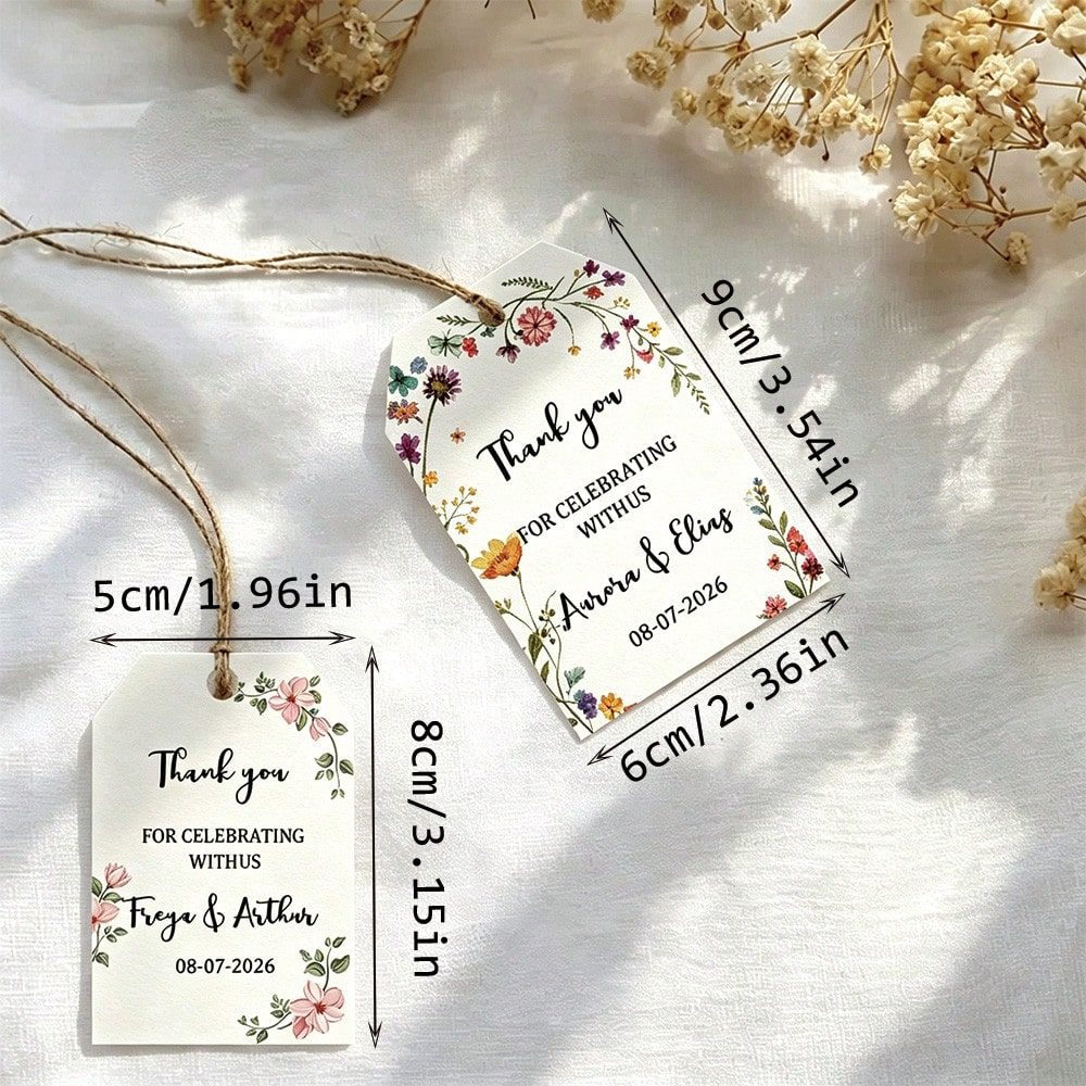 Customized Gift Tags Personali – Wedding Supply List recenzja i cena