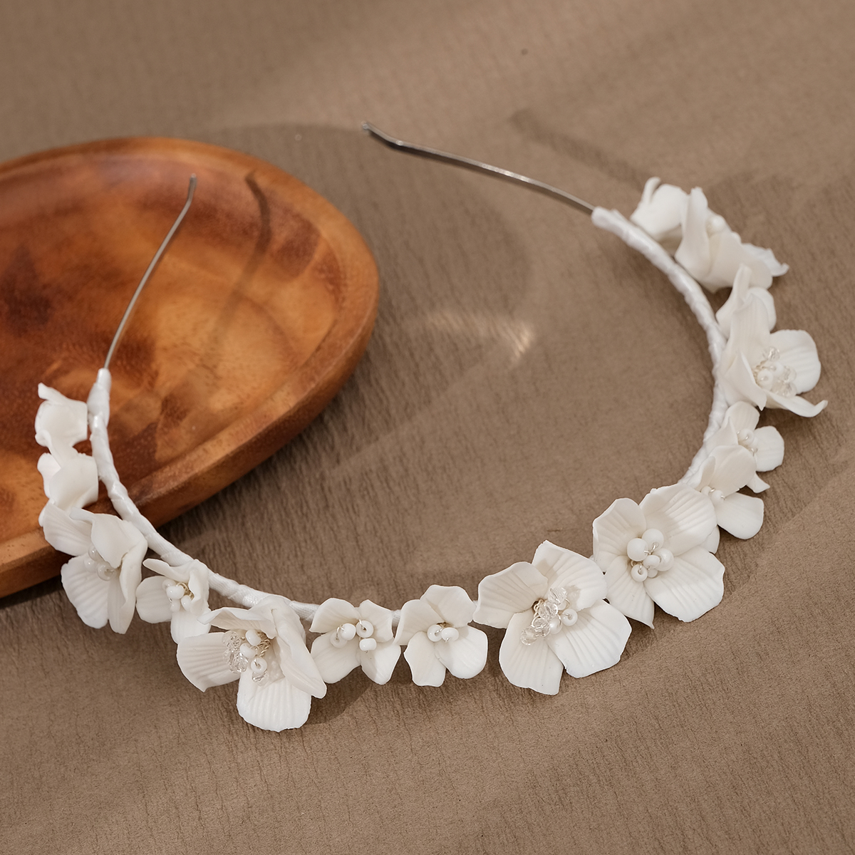 Efily Bride White Flower Hair  – Wedding Supply List recenzja i cena