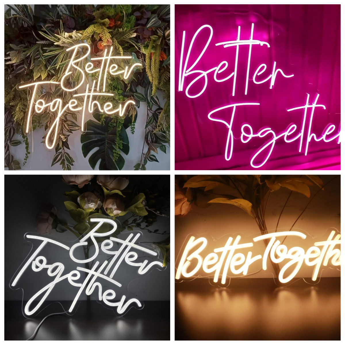 Better Together Neon Sign USB  – Wedding Led recenzja i cena