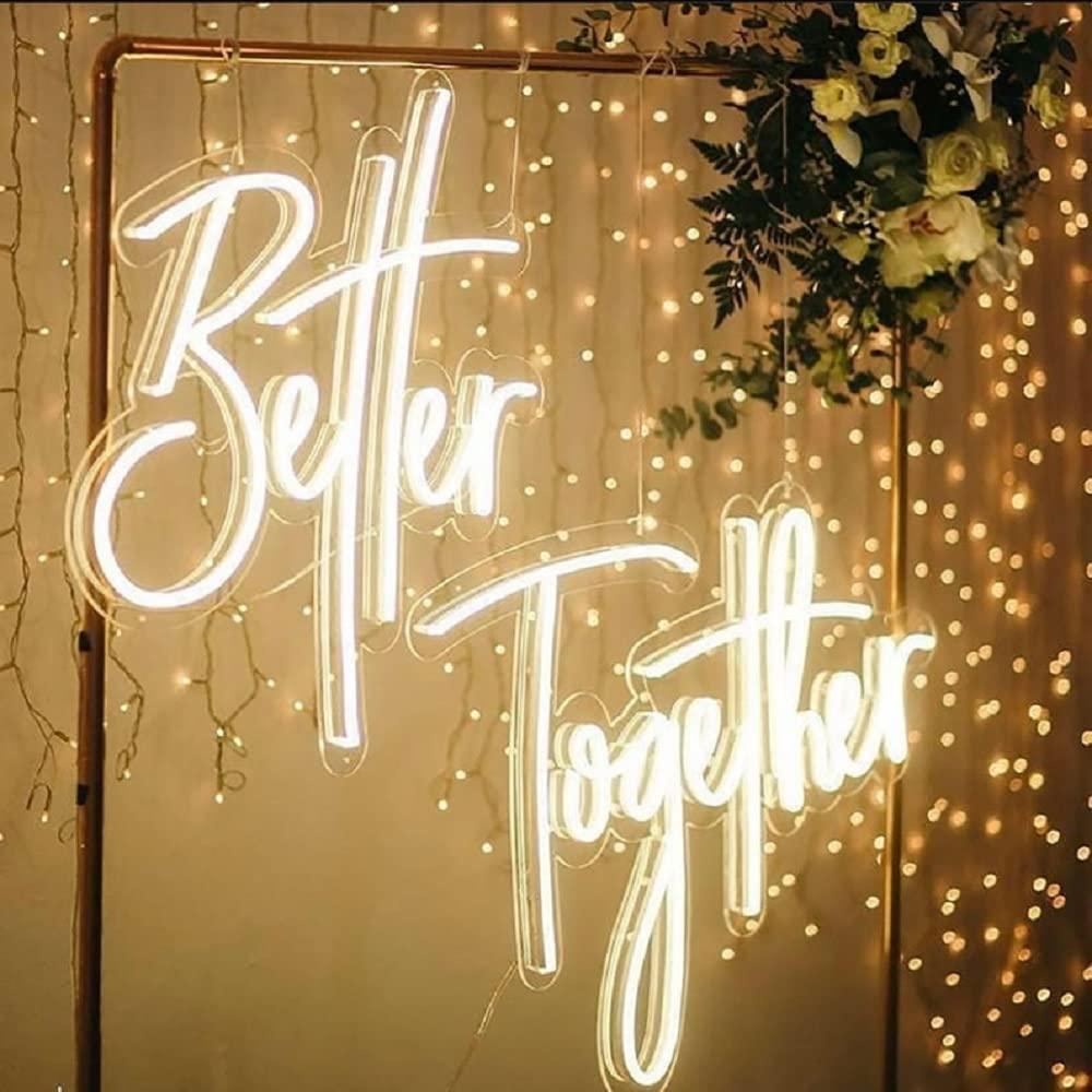 Better Together Neon Sign USB  – Wedding Led recenzja i cena