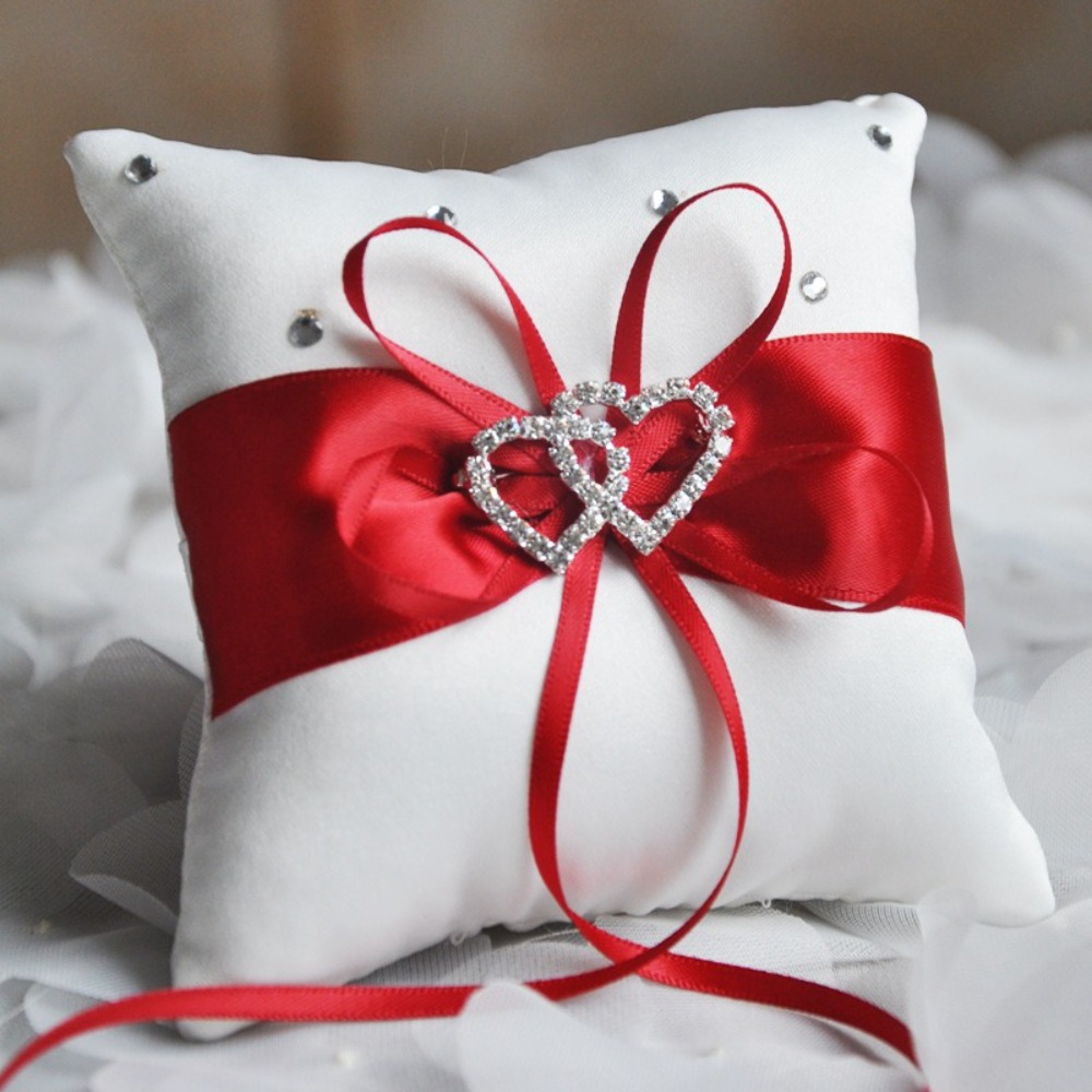 Romantic Wedding Ring Pillow S – Ring Bearer Pillow recenzja i cena
