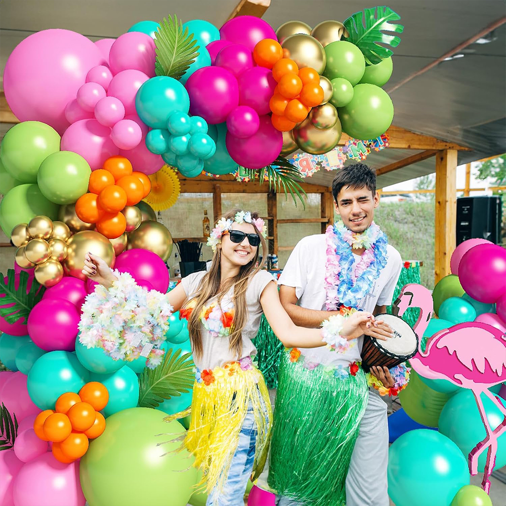138Pcs Summer Tropical Balloon – Wedding Day Supply Kit recenzja i cena