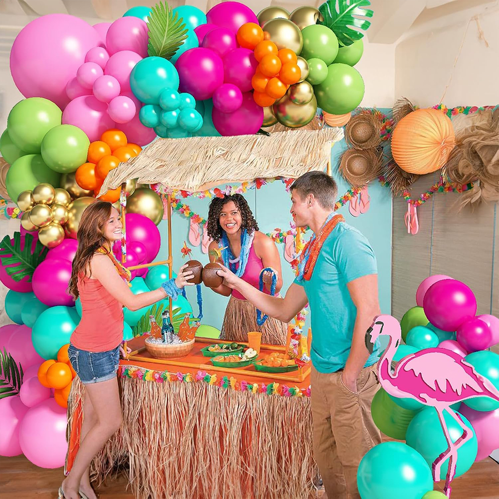 138Pcs Summer Tropical Balloon – Wedding Day Supply Kit recenzja i cena