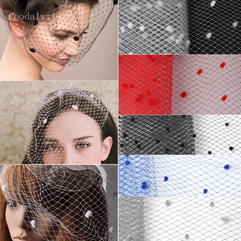 2Meters Dot Birdcage Veil Fabr – Wedding Supply List recenzja i cena