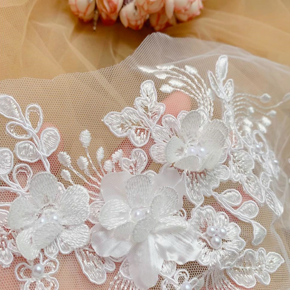 Pearl Lace Border Line, 3D Mir – Wedding Supply Online recenzja i cena