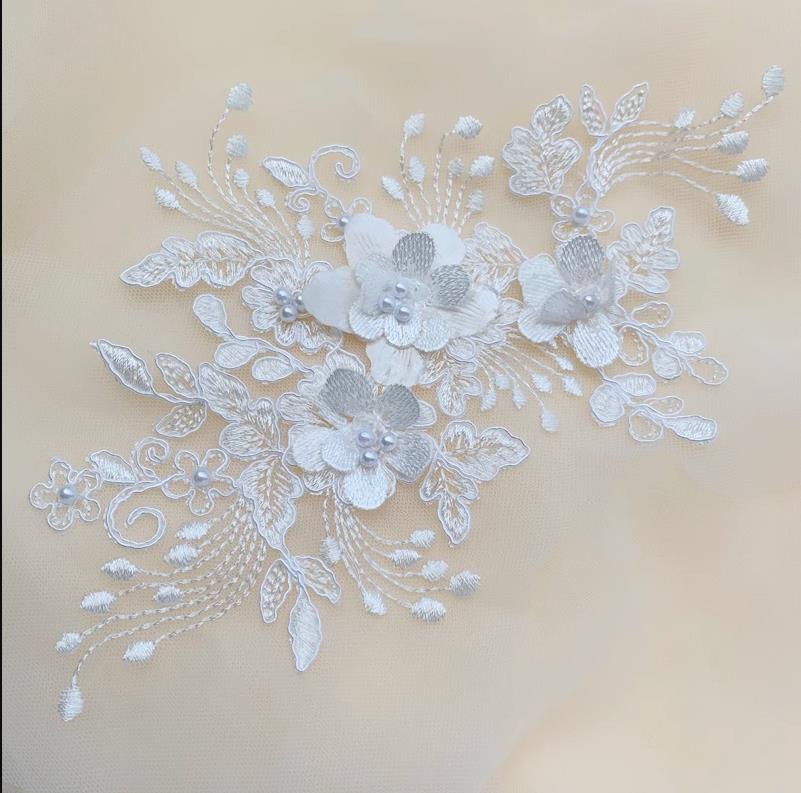 Pearl Lace Border Line, 3D Mir – Wedding Supply Online recenzja i cena