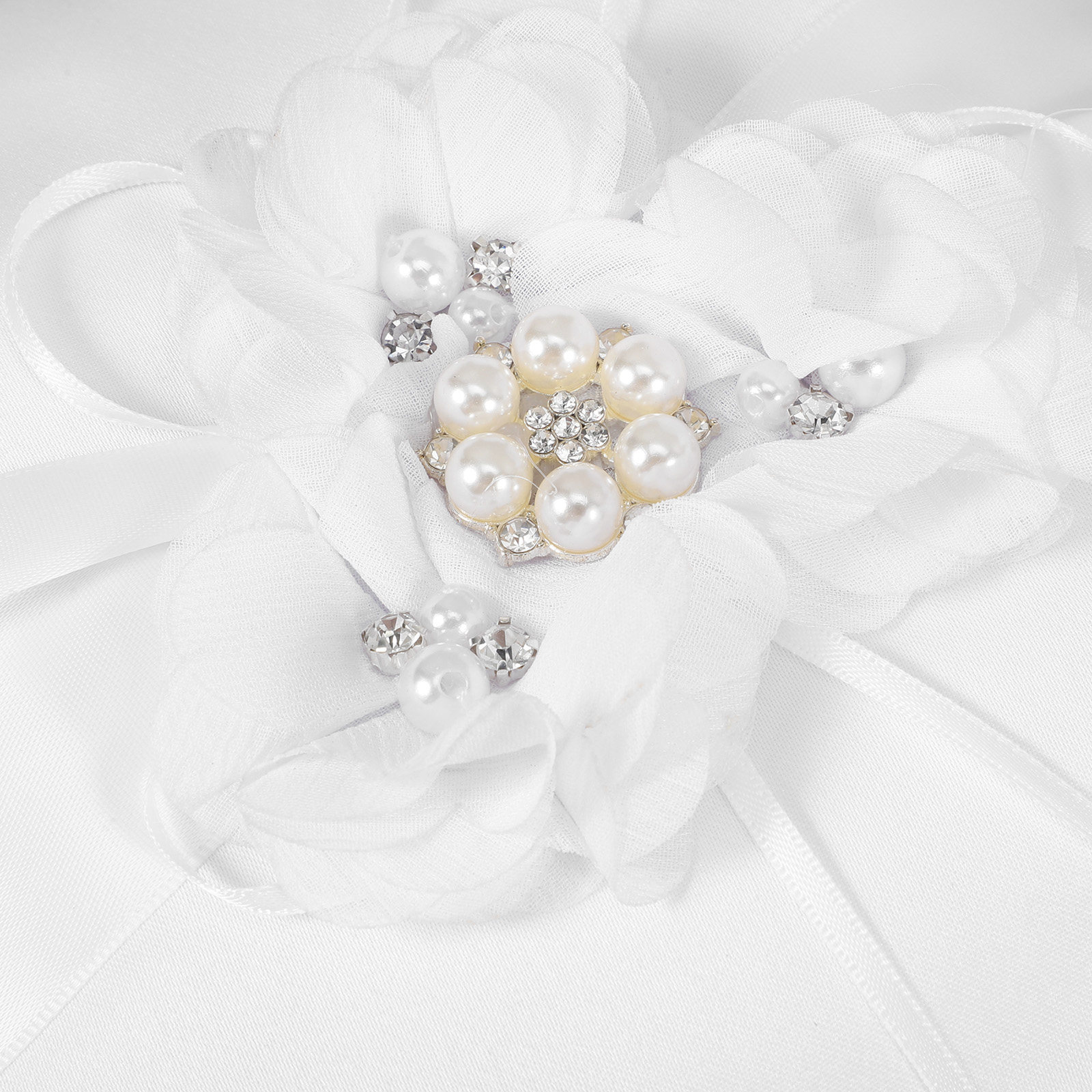 20x20cm Flower Wedding Ring Pi – Ring Bearer Pillow recenzja i cena