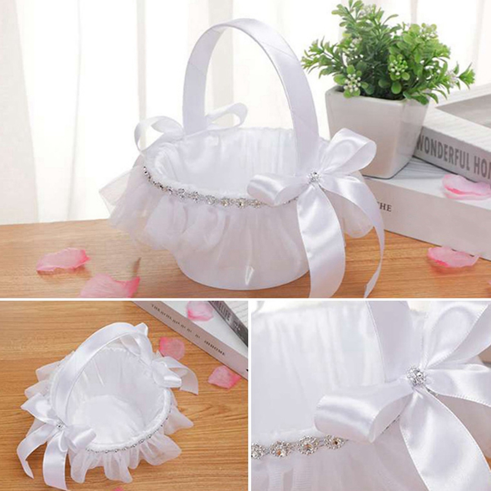 Wedding Baskets White Flower G – Wedding Hampers recenzja i cena