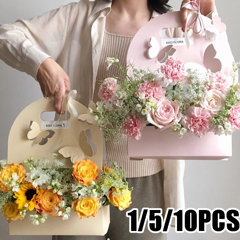 1/5/10Pcs Butterfly Flower Box – Wedding Hampers recenzja i cena