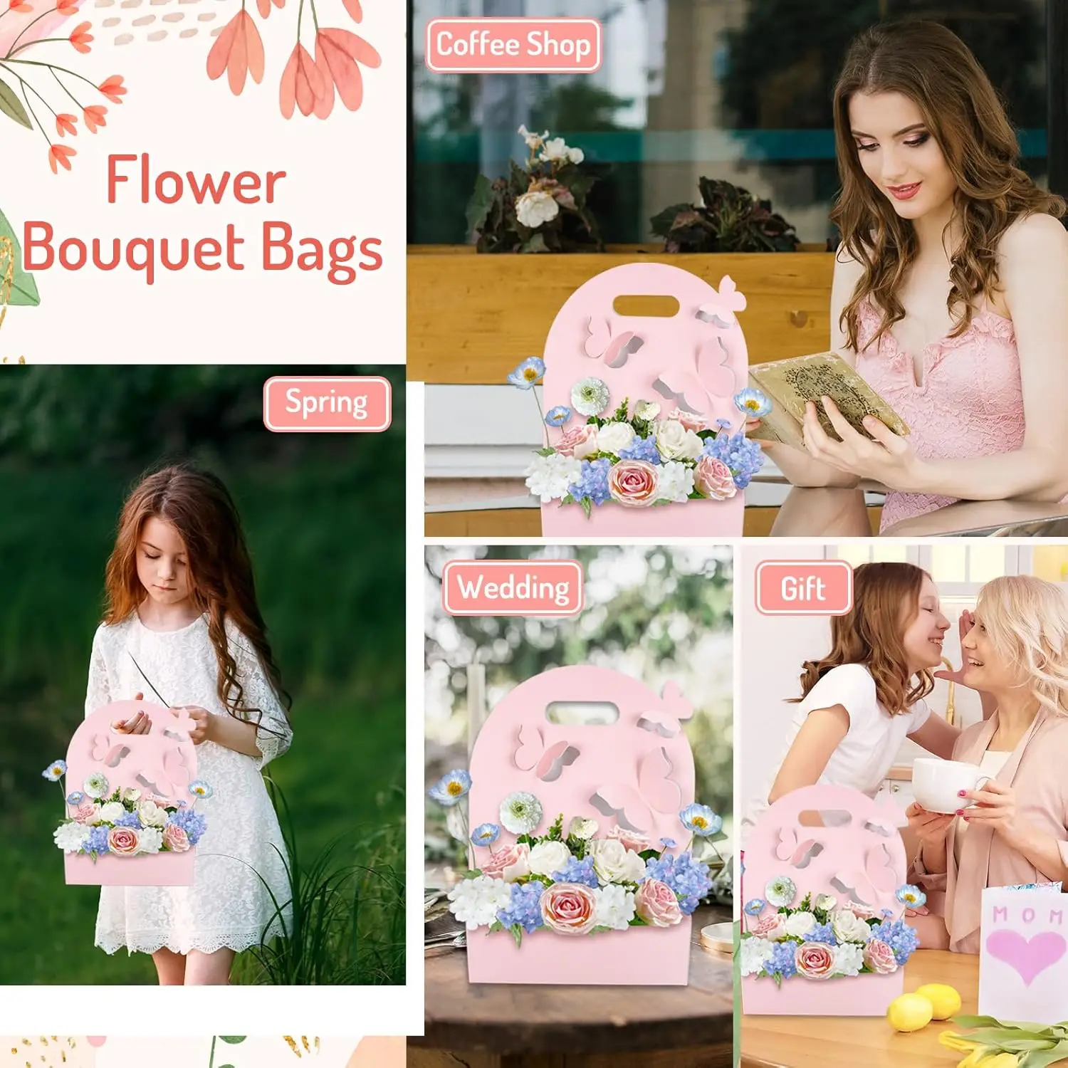 1/5/10Pcs Butterfly Flower Box – Wedding Hampers recenzja i cena