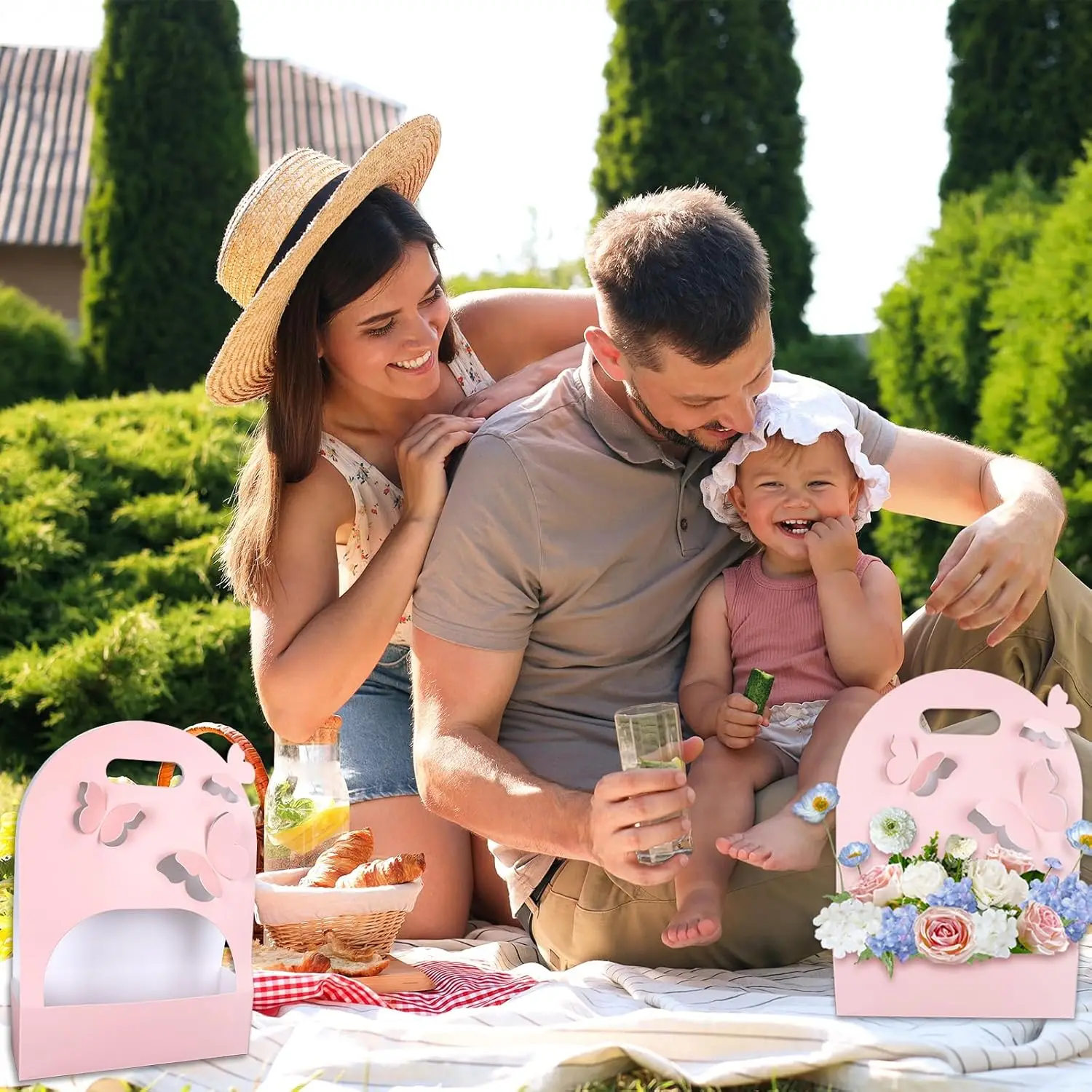 1/5/10Pcs Butterfly Flower Box – Wedding Hampers recenzja i cena