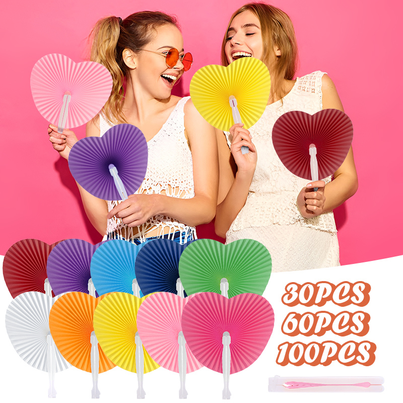 Colorful Heart Shaped Fan to G – Wedding Supply List recenzja i cena