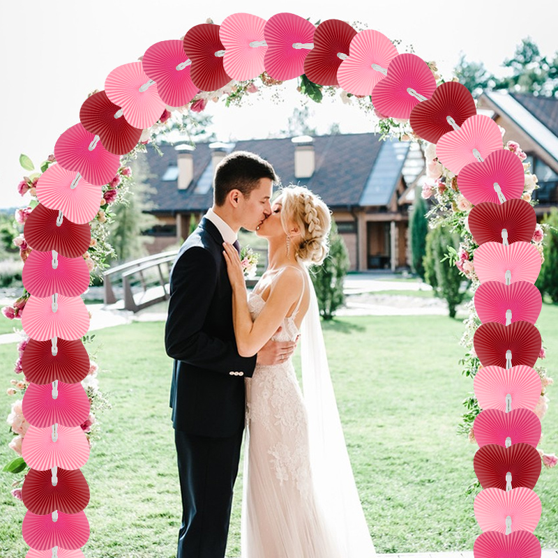 Colorful Heart Shaped Fan to G – Wedding Supply List recenzja i cena