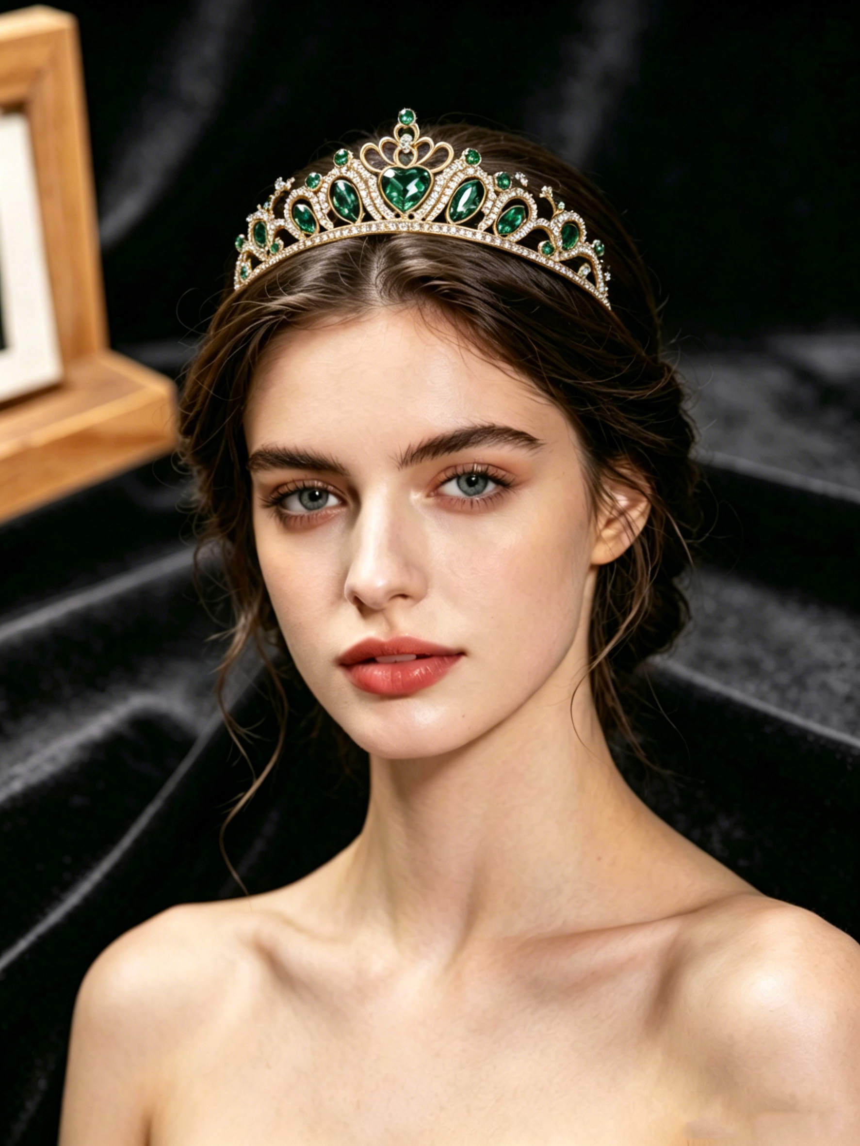 Retro Heart-Shaped Emerald Gre – Wedding Led recenzja i cena