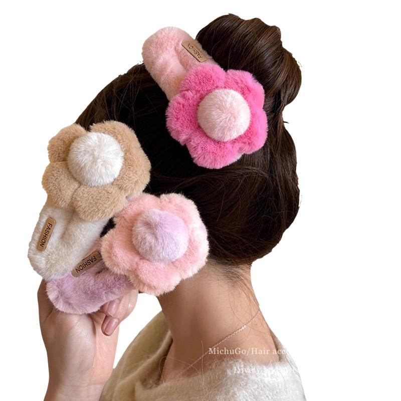 Girls Plush Flower Hair Clip C – Wedding Solution recenzja i cena