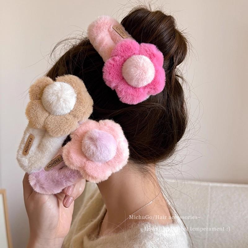 Girls Plush Flower Hair Clip C – Wedding Solution recenzja i cena