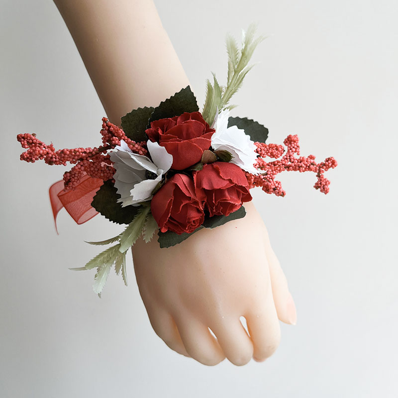 10pcs Wrist Flowers Corsage Bu – Wedding Supply List recenzja i cena