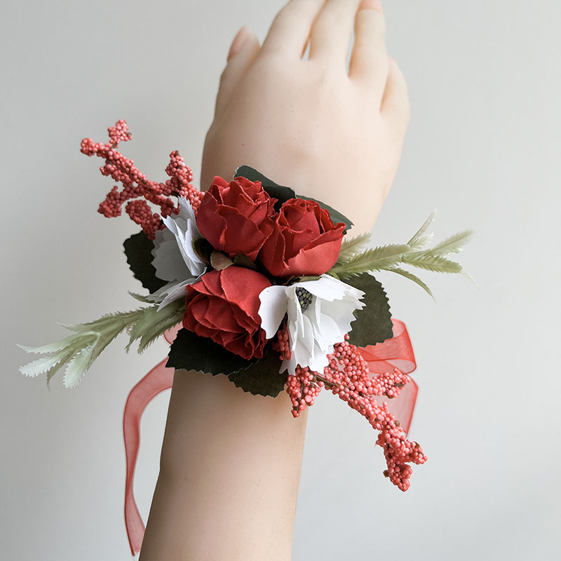 10pcs Wrist Flowers Corsage Bu – Wedding Supply List recenzja i cena