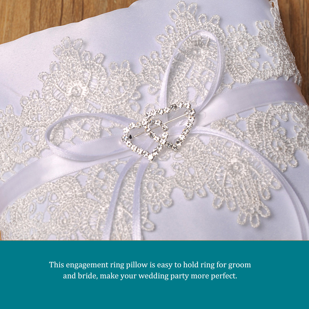 Lace Ring Pillow Club Decorati – Ring Bearer Pillow recenzja i cena