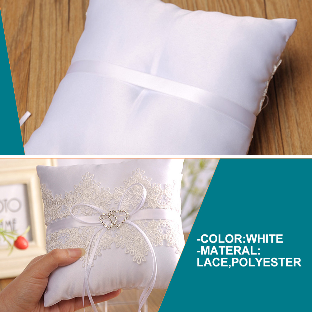 Lace Ring Pillow Club Decorati – Ring Bearer Pillow recenzja i cena