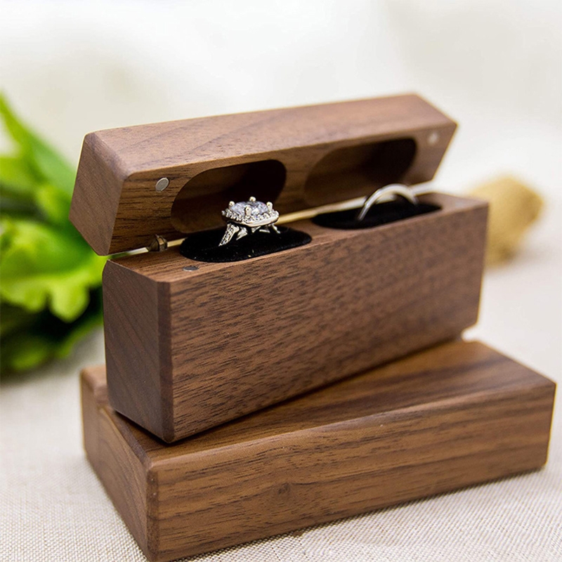 ZB91 Fashion Wood Ring Box for – Ring Bearer Pillow recenzja i cena
