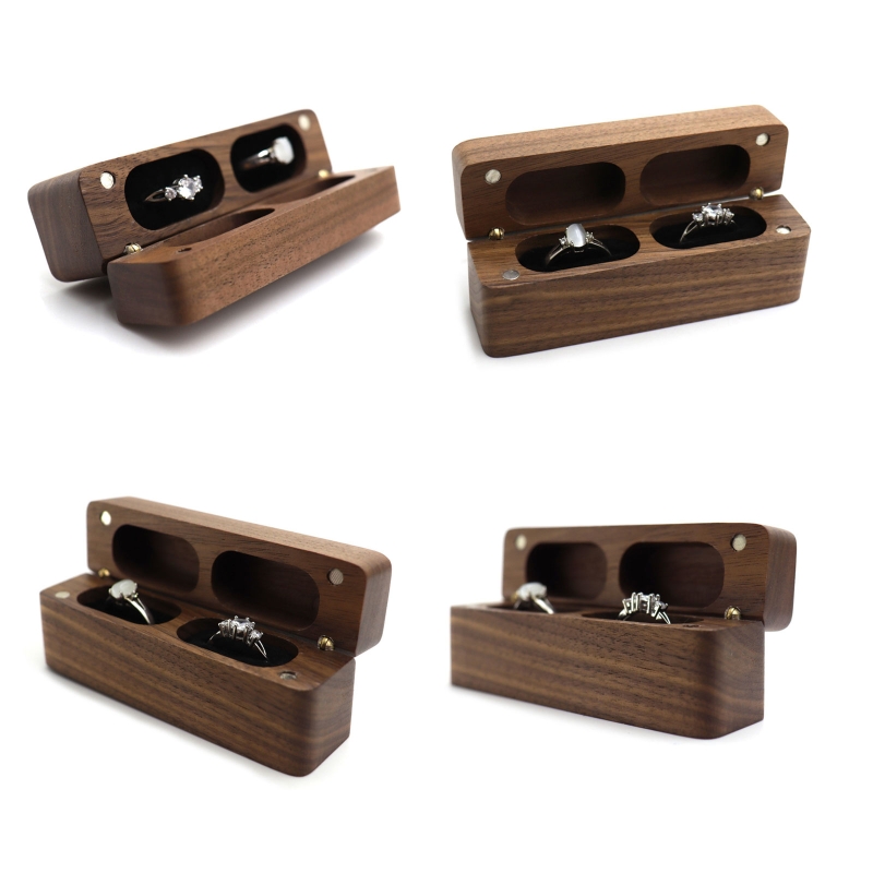 ZB91 Fashion Wood Ring Box for – Ring Bearer Pillow recenzja i cena