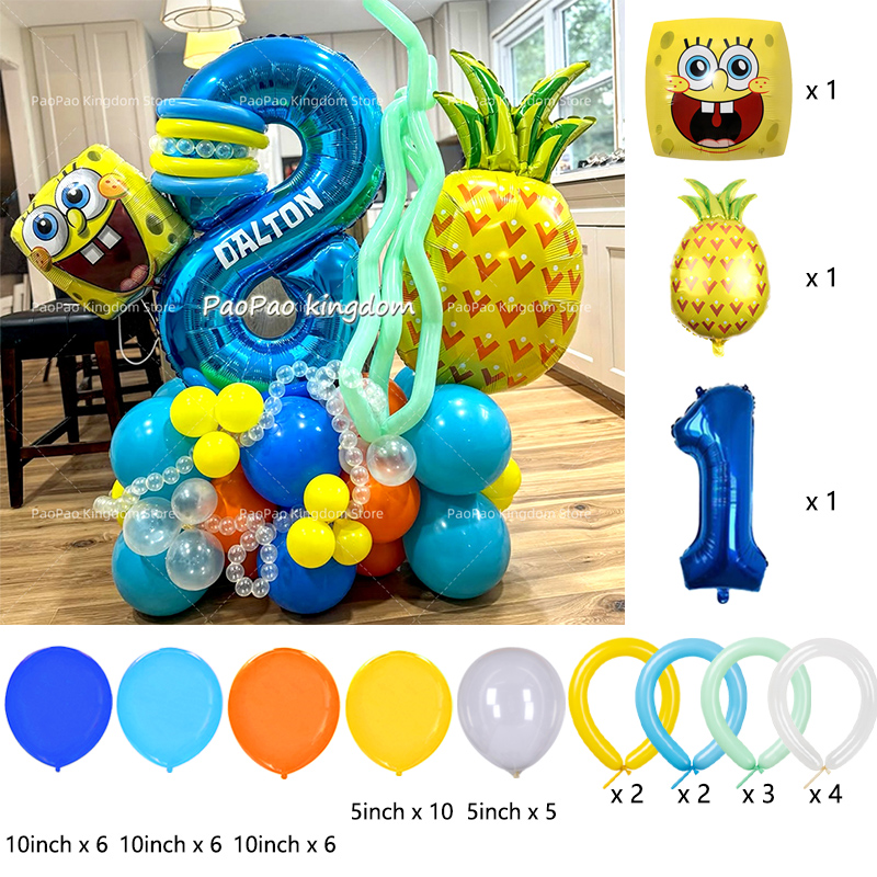 Cartoon SpongeBob Party Balloo – Wedding Day Supply Kit recenzja i cena