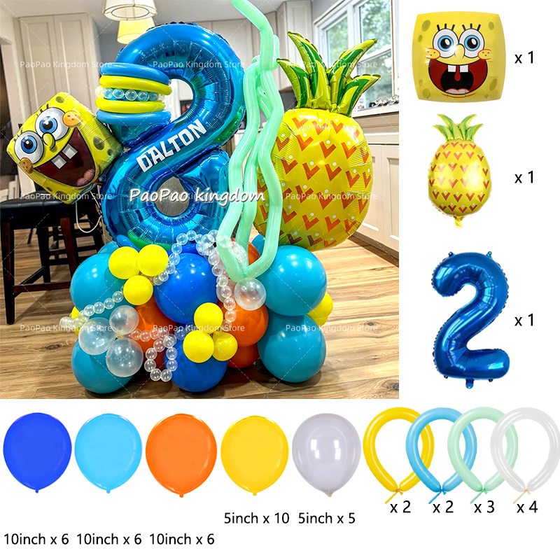 Cartoon SpongeBob Party Balloo – Wedding Day Supply Kit recenzja i cena