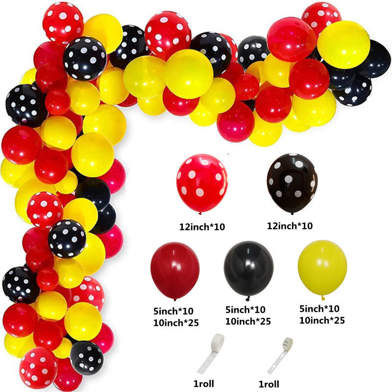 Red Black Yellow Balloon Garla – Wedding Day Supply Kit recenzja i cena