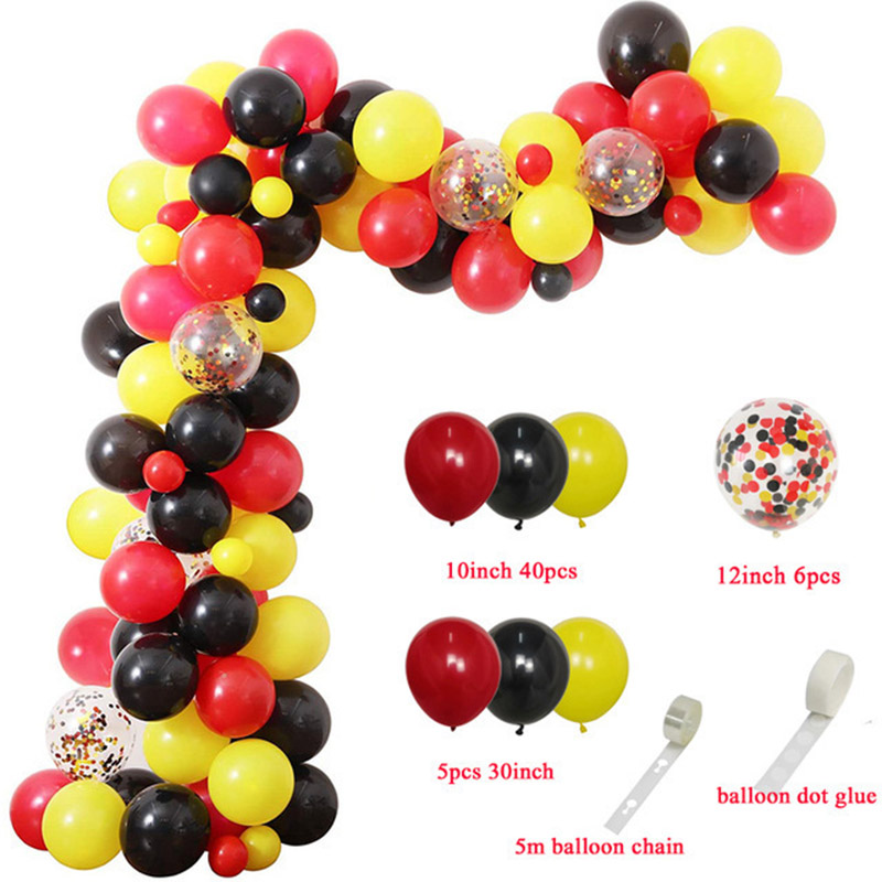 Red Black Yellow Balloon Garla – Wedding Day Supply Kit recenzja i cena