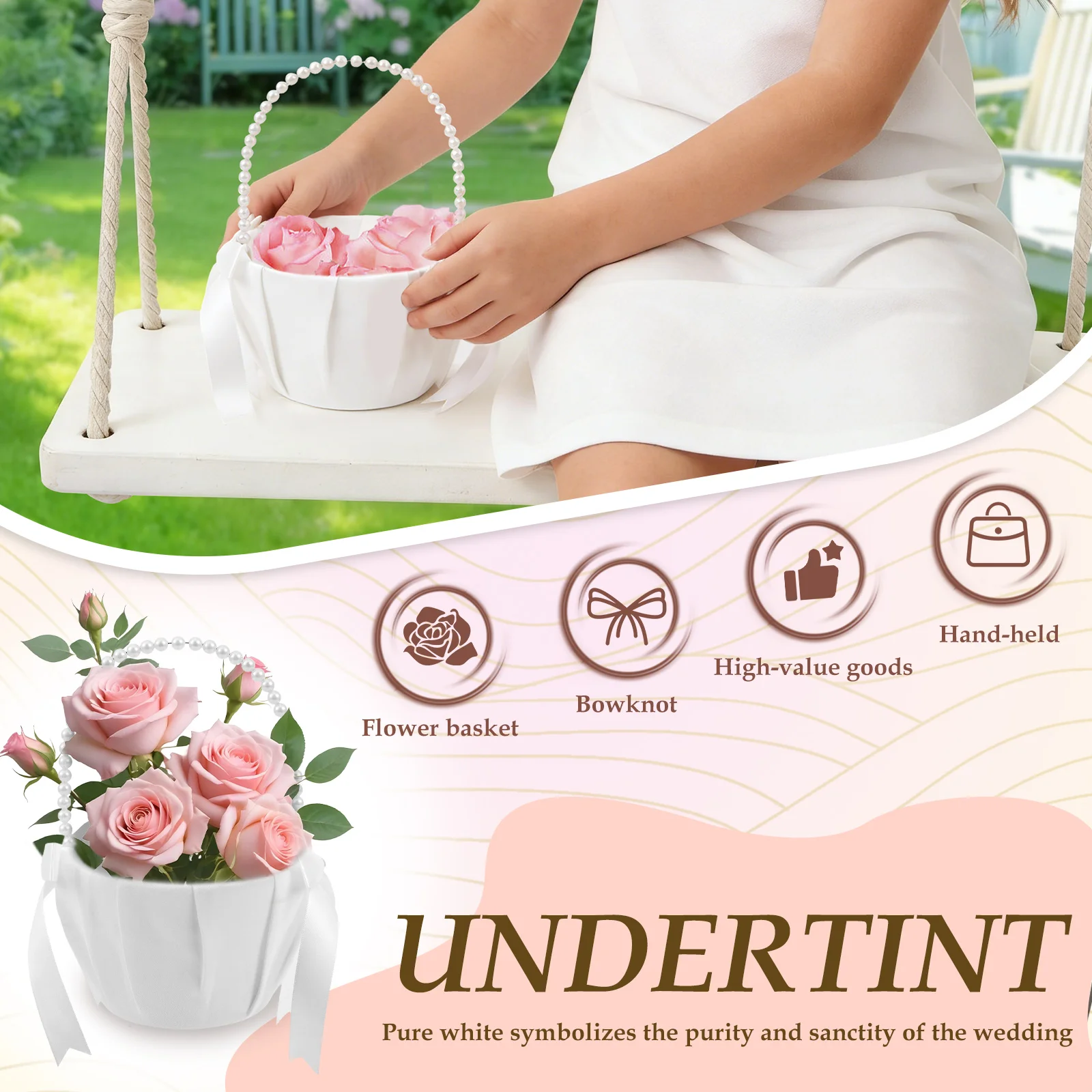 2Pcs Wedding Flower Girl Baske – Wedding Hampers recenzja i cena