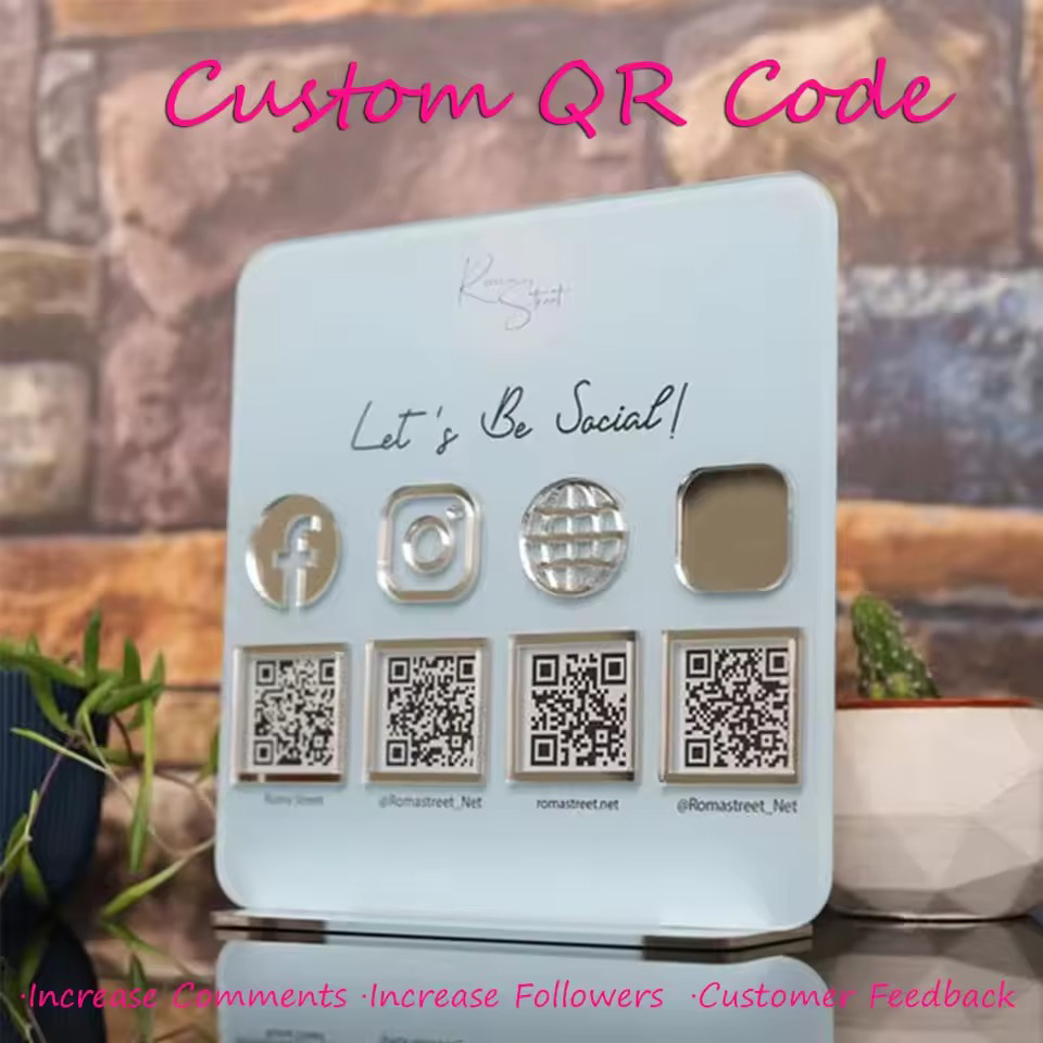 Personalized QR Code Acrylic S – Wedding Solution recenzja i cena