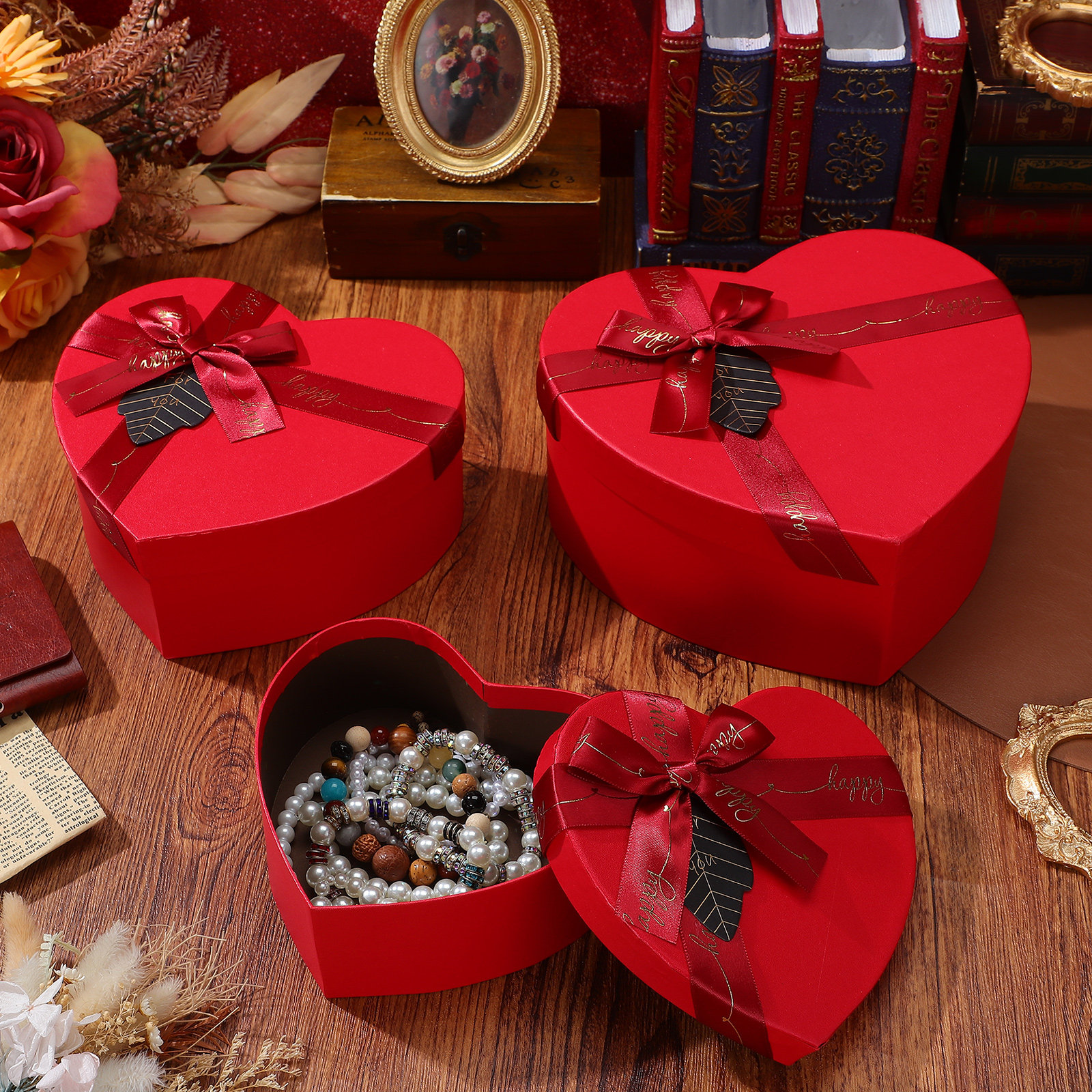 3Pcs Heart Gift Box Stylish Ro – Wedding Solution recenzja i cena