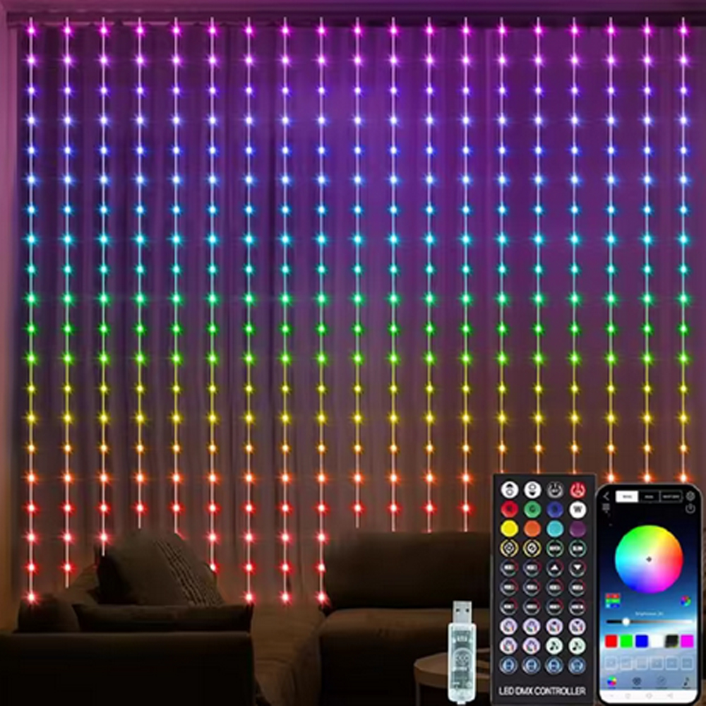 3M RGB Smart LED Curtain Light – Wedding Led recenzja i cena