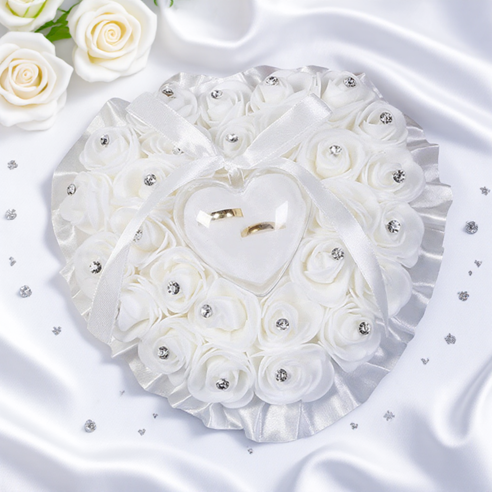 Wedding Ring Pillow Couples Ro – Ring Bearer Pillow recenzja i cena