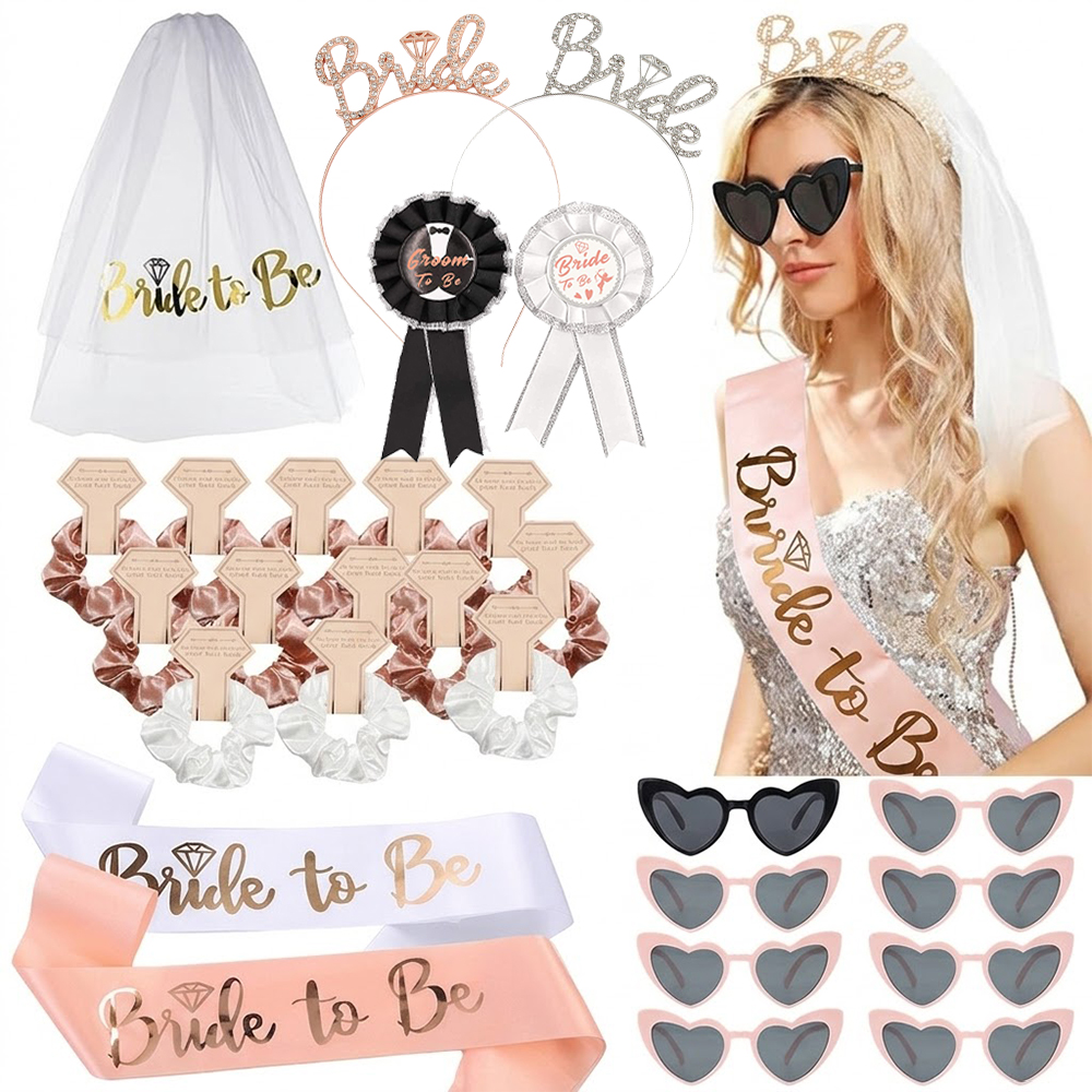Rose Gold Bachelorette Party D – Wedding Day Supply Kit recenzja i cena