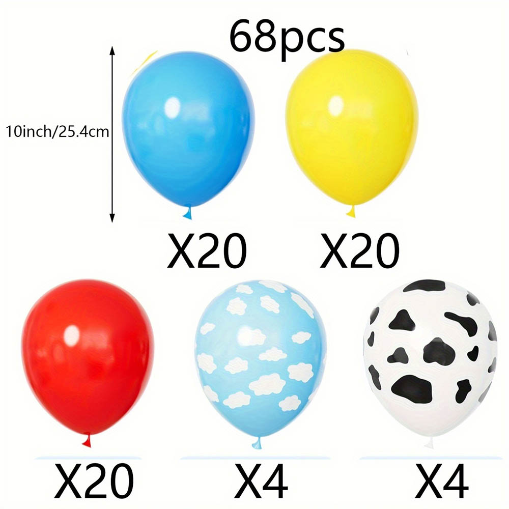 67pc Blue Yellow Red Balloon A – Wedding Day Supply Kit recenzja i cena
